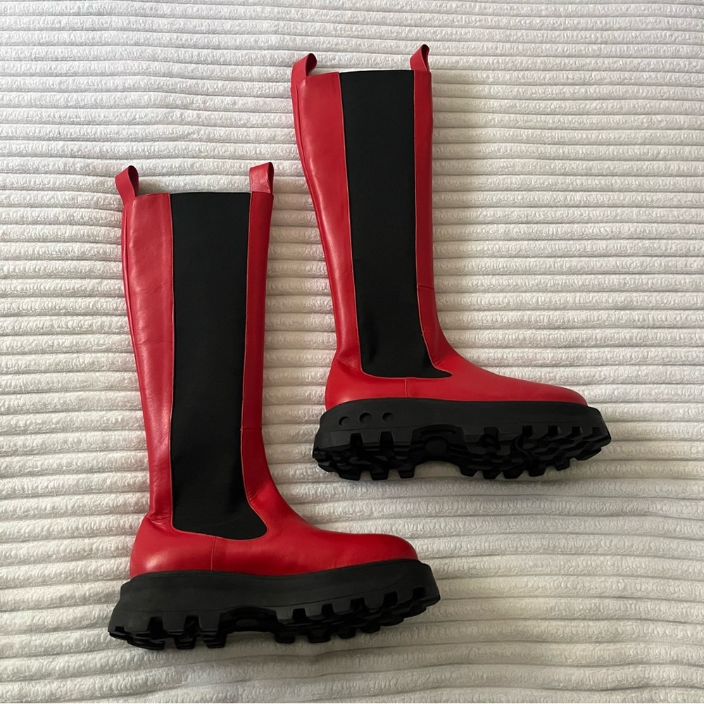 NEW Simon Miller Red Tall Boots